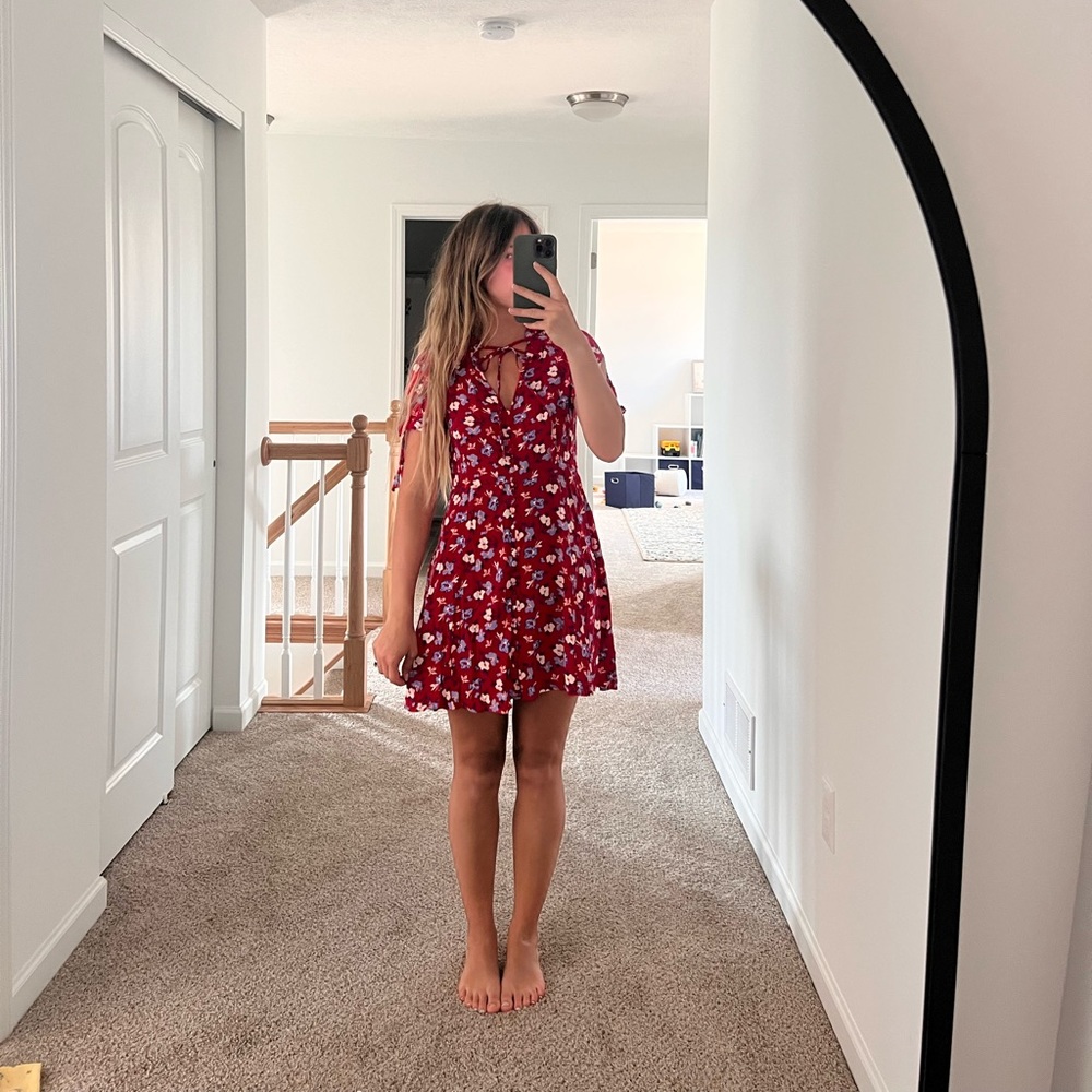 Floral mini dress